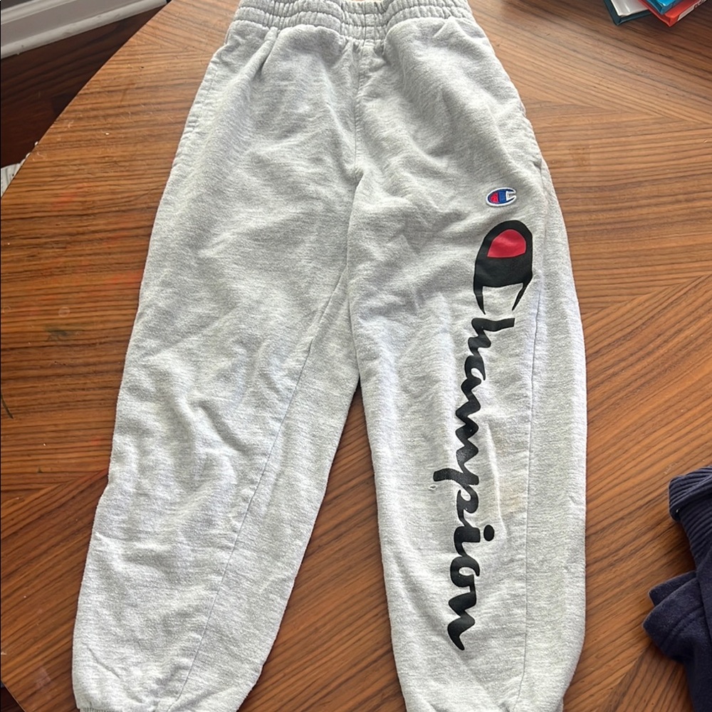 Kid’s Champion Gray Sweatpants Relaxed Fit Joggers